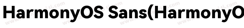 HarmonyOS Sans(HarmonyOS Sans)字体转换